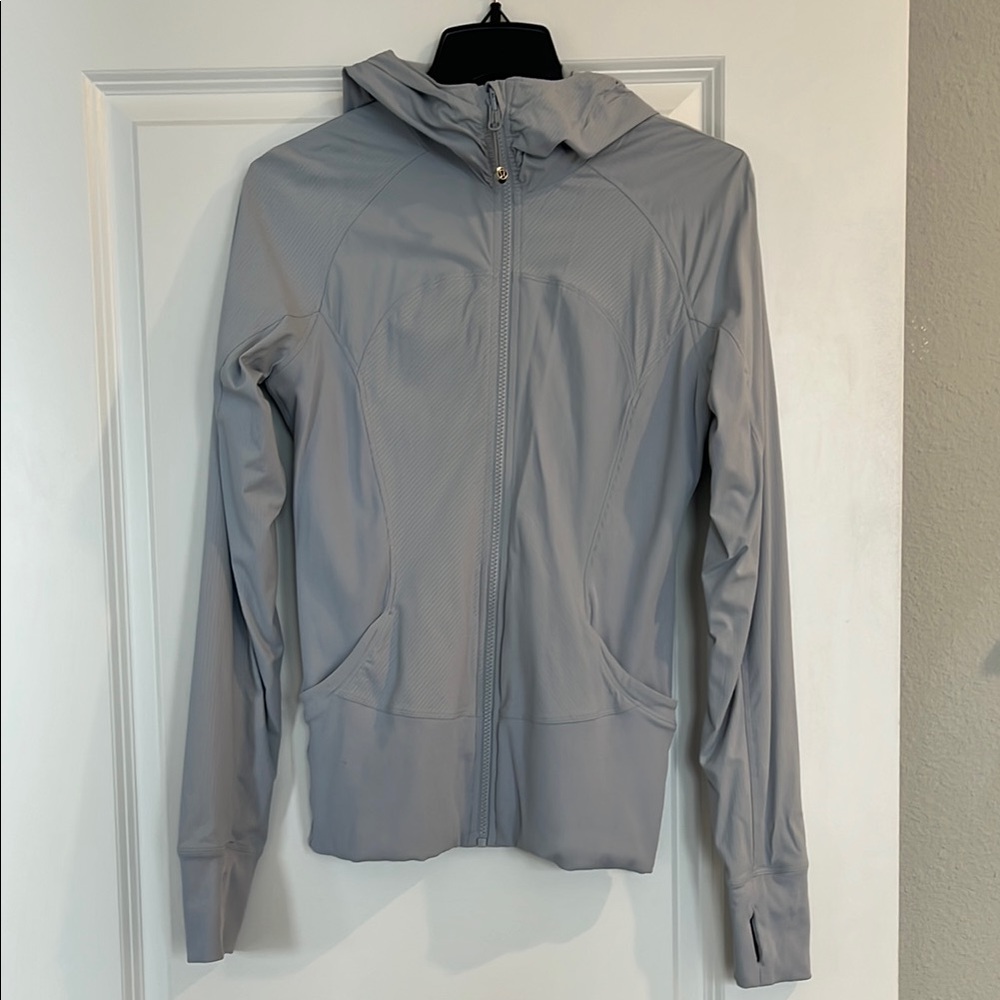 Lululemon Gray Zip-Up Hoodie